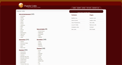 Desktop Screenshot of popular-links.com
