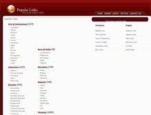 Tablet Screenshot of popular-links.com